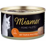 Miamor Feine Filets tuňák & křepelčí vejce jelly 100 g – Hledejceny.cz