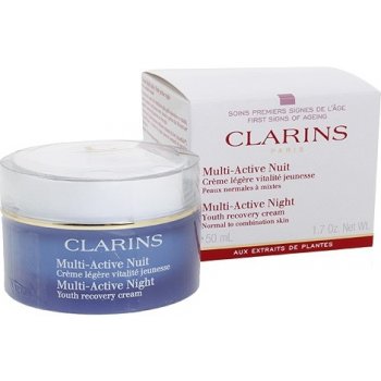 Clarins Multi Active noční revitalizační krém pro normální a suchou pleť 50 ml