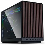 Lian Li A3-mATX Black (Wooden Front + Glass) G99.A3X-WDG.00 – Zboží Živě