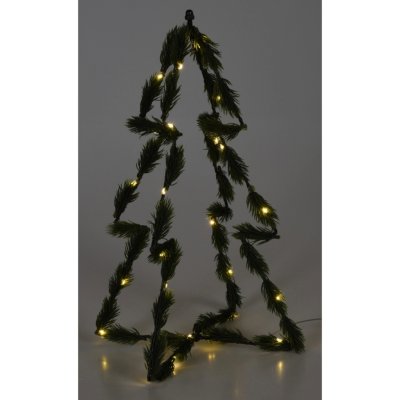 Koopman Dekorativní stromek s LED s časovačem, 30 diod, 25 x 25 x 40 cm – Hledejceny.cz