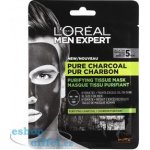 L’Oréal Men Expert Pure Charcoal plátýnková maska 30 g – Zboží Mobilmania