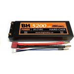 BH Power Li-pol baterie 5200 mAh 2S 25C 50C HC A – Zboží Mobilmania