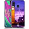 Pouzdro a kryt na mobilní telefon Samsung Pouzdro Head Case Samsung Galaxy A40 DREAMS