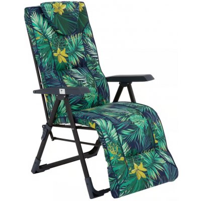 PATIO Polohovací zahradní křeslo s podnožkou Mijas Plus Black Edition G051-02IB 460864 – Hledejceny.cz