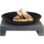 Esschert Design Ohniště "FANCY FLAMES" na granitovém stolu, 60 x 60 x 23 cm – Zboží Dáma
