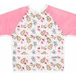 Bobánek bryndáček dlouhý rukáv růžová zvířátka – Zboží Dáma