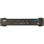 Aten CS-1764A DataSwitch elektronický 4:1 (kláv.,DVI,myš,audio) USB + 2 USB periferie – Zboží Živě