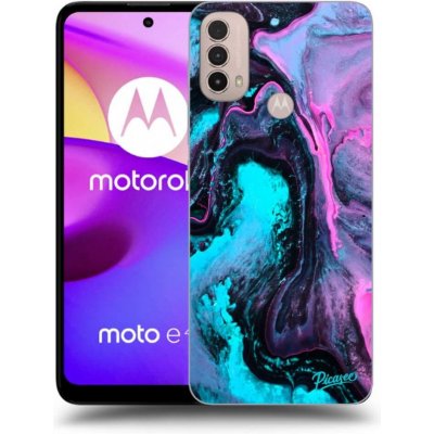 Pouzdro Picasee silikonové Motorola Moto E40 - Lean 2 černé – Zboží Mobilmania