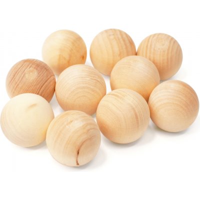 Ulanik Dřevěné kuličky 10 Balls unfinished 30 mm – Sleviste.cz