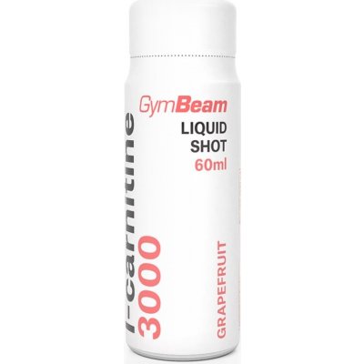 GymBeam L-Carnitine Liquid Shot 3000 spalovač tuků příchuť Grapefruit 60 ml