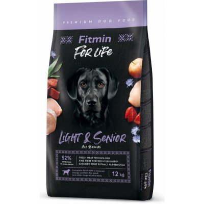 Fitmin For Life Light & Senior All Breeds Poultry Pork Beef 12 kg – Hledejceny.cz