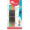 Popisovač Maped Liner Graph´Peps Deco 4 ks, pastelové barvy 49043