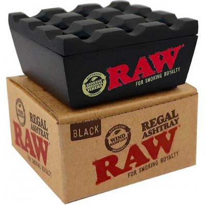 Raw Kovový popelník Regal Metal Black Ashtray – Zboží Dáma