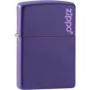 Zapalovač Zippo Slim Purple Matte Logo 1637ZL