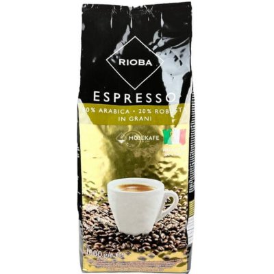 Rioba Espresso 80% Arabica zrnková káva 1kg