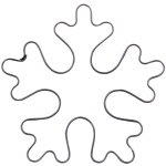 Vykrajovačka nerez sněhová vločka Frozen - 6,5 cm - ORION – Hledejceny.cz