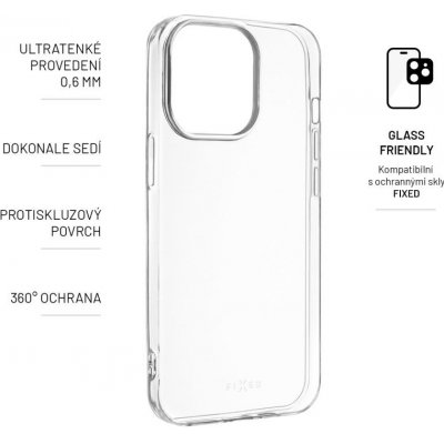 FIXED Story Slim pro Apple iPhone 16 Plus, 0,6 mm, čirý FIXTCS-1401 – Zboží Mobilmania