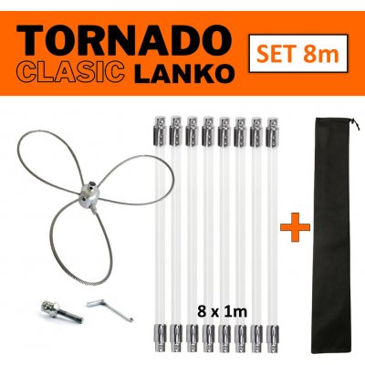 Tornado Clasic Lanko rotační komínový kartáč set 8 m – Zboží Dáma