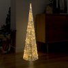 Vánoční osvětlení Nabytek XL Akrylový dekorativní světelný LED kužel teplý bílý 120 cm