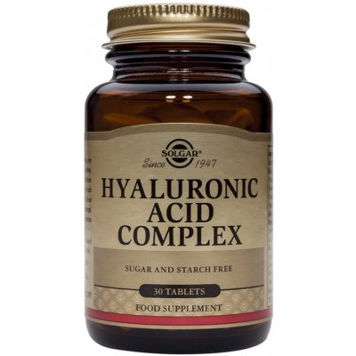 Solgar Hyaluronic Acid Complex Kyselina hyaluronová 120 mg 30 tablet – Hledejceny.cz