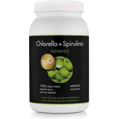 Advance nutraceutics Chlorella+Spirulina 1000 tablet – Zbozi.Blesk.cz