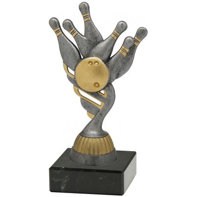 Soška BOWLING M/P417 Soška bronzová výška 15 cm – Zboží Dáma