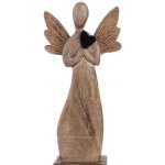 ORION Mango Anděl 42 x 19 cm, srdce, mangové dřevo ORION 200171 – Hledejceny.cz