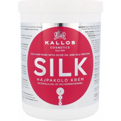 Kallos Silky Hair Mask maska na vlasy 1000 ml – Zboží Mobilmania