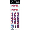 Hokejové doplňky Sportstape ALL IN ONE HELMET DECALS - NEW YORK RANGERS
