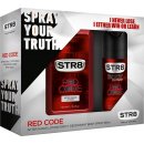 STR8 Red Code voda po holení 100 ml + deospray 150 ml dárková sada