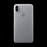 Pouzdro AppleMix Apple iPhone Xs Max - ochrana čočky - ultratenké - plastové - matné - bílé – Sleviste.cz
