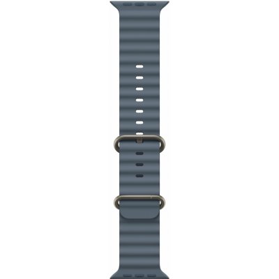Apple Watch 49mm ocelově modrý Oceánský řemínek - provedení z přírodního titanu MGCC4ZM/A – Sleviste.cz