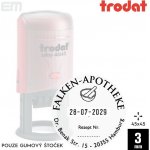 Trodat 46145 [ 45 x 45 mm pouze gumový štoček – Zboží Živě