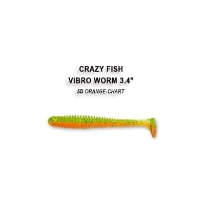 Crazy Fish Vibro Worm 8,5 cm 5D floating – Hledejceny.cz