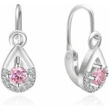 Olivie stříbrné náušničky pro miminko KAPKA 5179