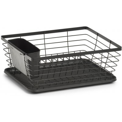 Zeller Present Odkapávač na nádobí, 37 × 30,5 cm, kov, plast, černý 14708 – Zboží Dáma