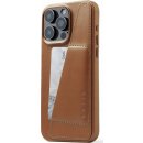 Mujjo Full Leather Wallet iPhone 15 Pro Max světle hnědé