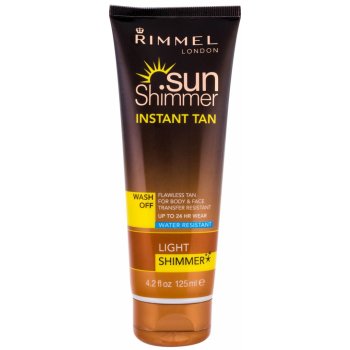 Rimmel Sun Shimmer Instant Tan Shimmer odstín light shimmer 125 ml