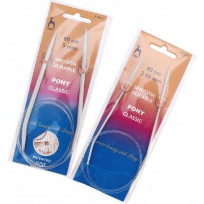 Jehlice kruhové PONY 100 cm – Zboží Dáma