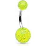 Šperky4U piercing do pupíku banánek se třpytkami BA01077-G – Hledejceny.cz