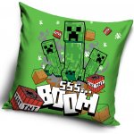 Carbotex Velurový polštář Minecraft motiv Creeper Boom 40x40 – Hledejceny.cz