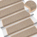 zahrada-XL Samolepicí sisal 15ks 65x21x4cm světle béžové – HobbyKompas.cz