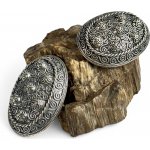 Drakkaria VIKINSKÁ ŽELVÍ BROŽ replika z Hedeby pár P3495 – Zboží Dáma