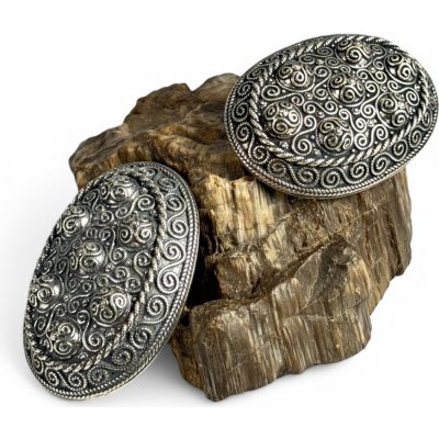 Drakkaria VIKINSKÁ ŽELVÍ BROŽ replika z Hedeby pár P3495 – Zboží Dáma