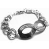 Náramek Steel Jewelry náramek nekonečno z chirurgické oceli NR500402