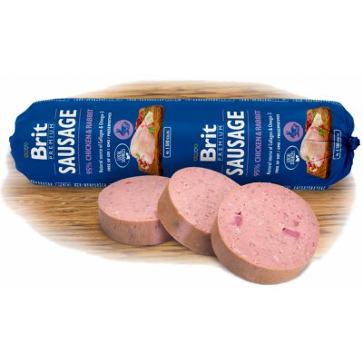 Brit Premium Sausage Chicken 0,8 kg – Hledejceny.cz