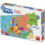 Dino mapy EVROPA 69 dílků – Hledejceny.cz