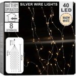 Vilde Světelná závěsná LED závěsová girlanda 40 LED, 45 cm, teplá bílá, na baterie – Hledejceny.cz