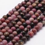 Rodonit 4mm šňůra (84 - 90 korálků) – Zboží Dáma