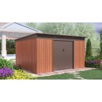 G21 Zahradní domek GRAH 1132 - 340 x 333 cm hnědý – Zboží Dáma